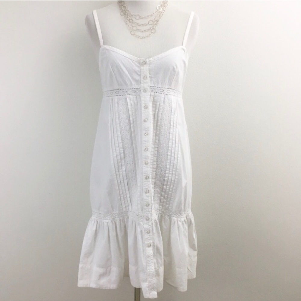 H&M | White Lacey Sundress
